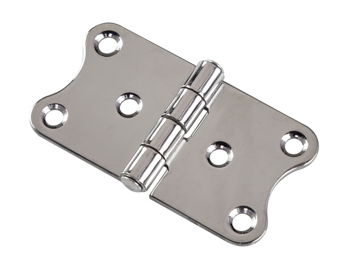 Петля 77х41х2 мм нержавеющая (52561)